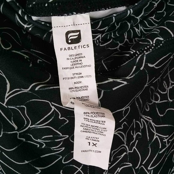 Fabletics Power Hold Print Logo Leggings Plus - Picture 3 of 6